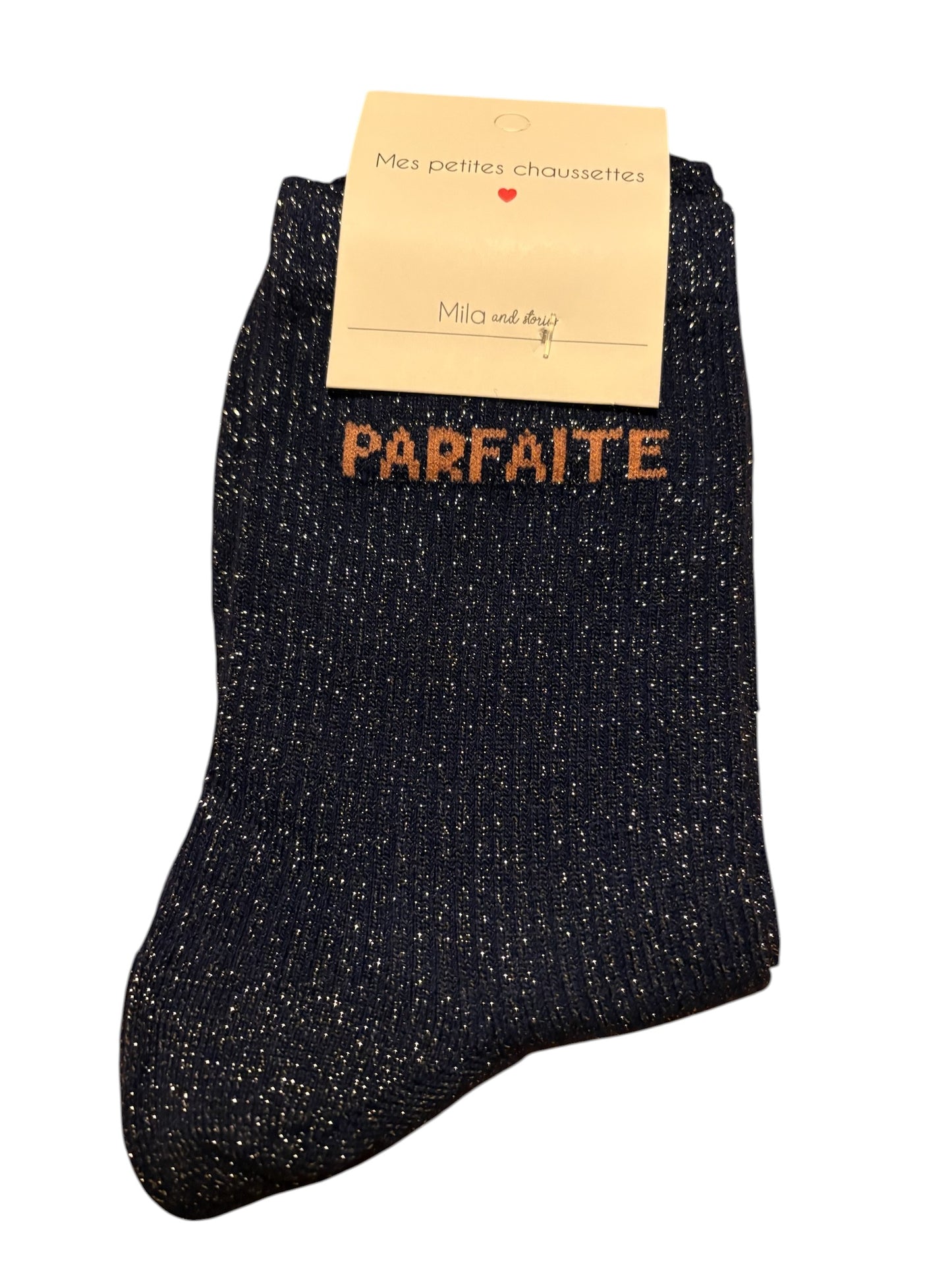 Chaussettes à pailettes "Parfaite"