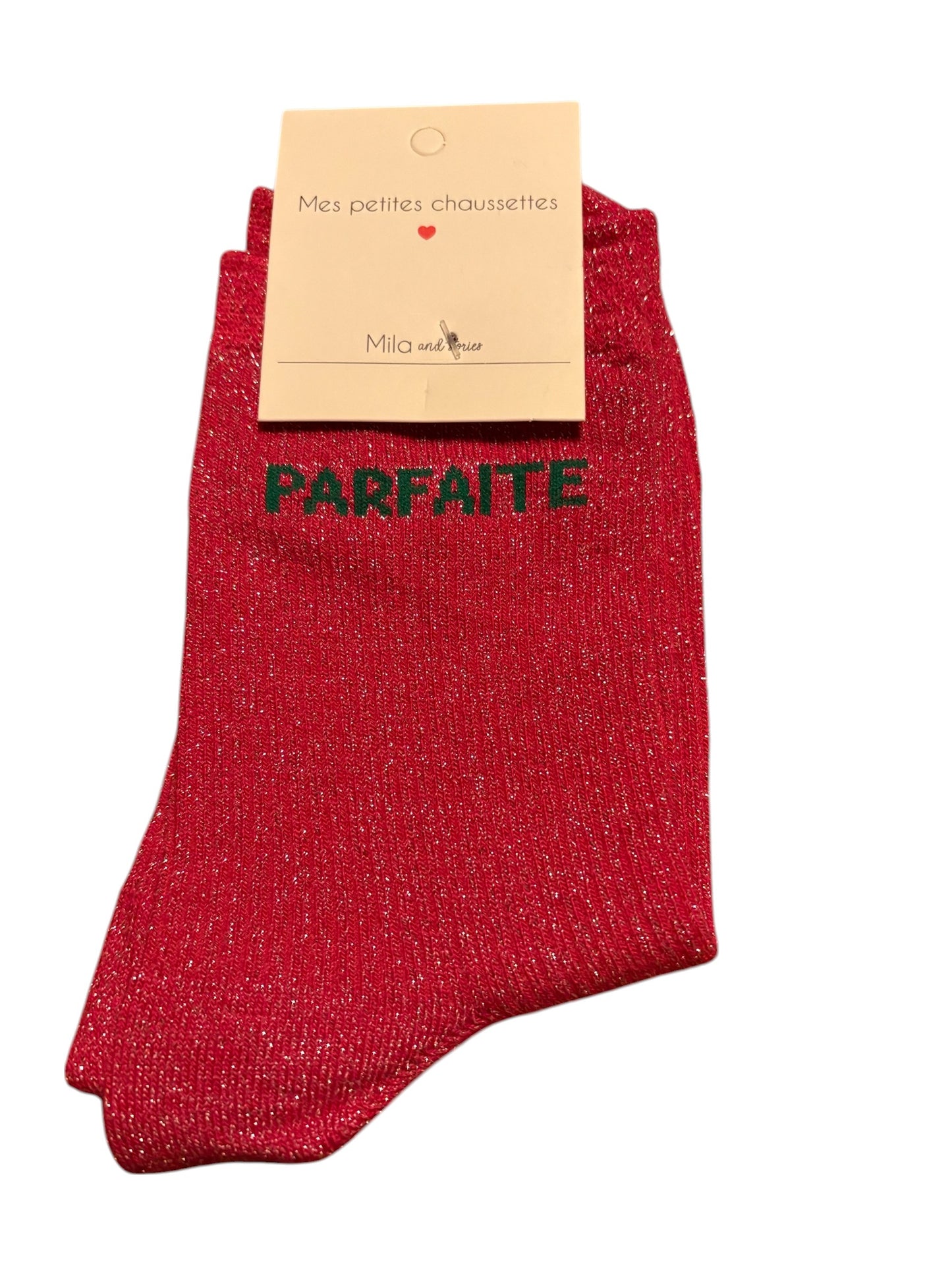 Chaussettes à pailettes "Parfaite"