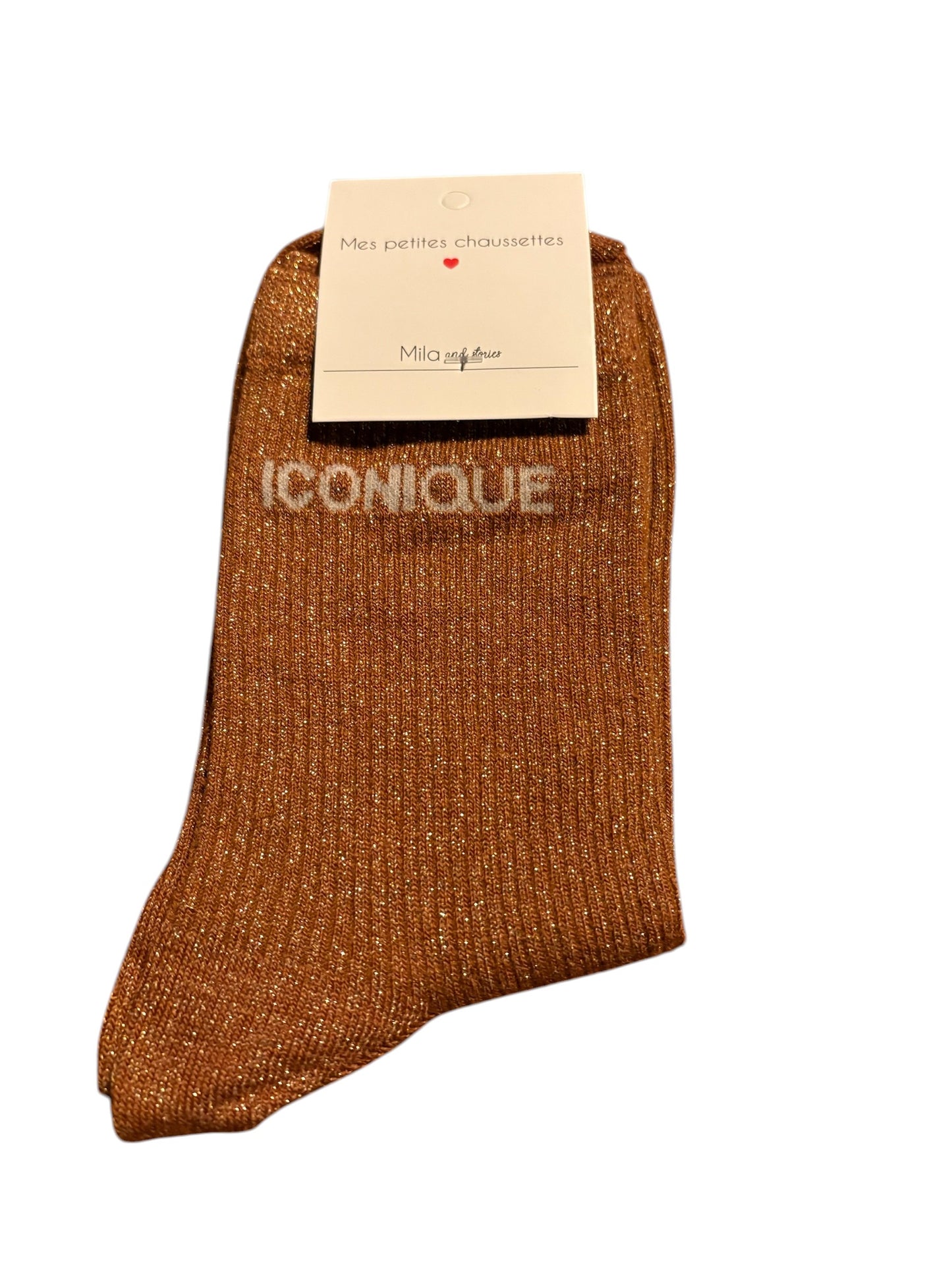 Chaussettes à pailettes "Iconique"