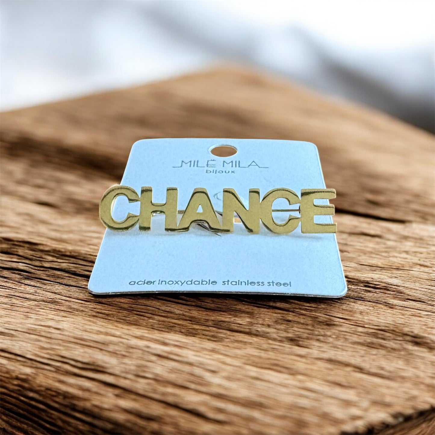 Broche "Chance"