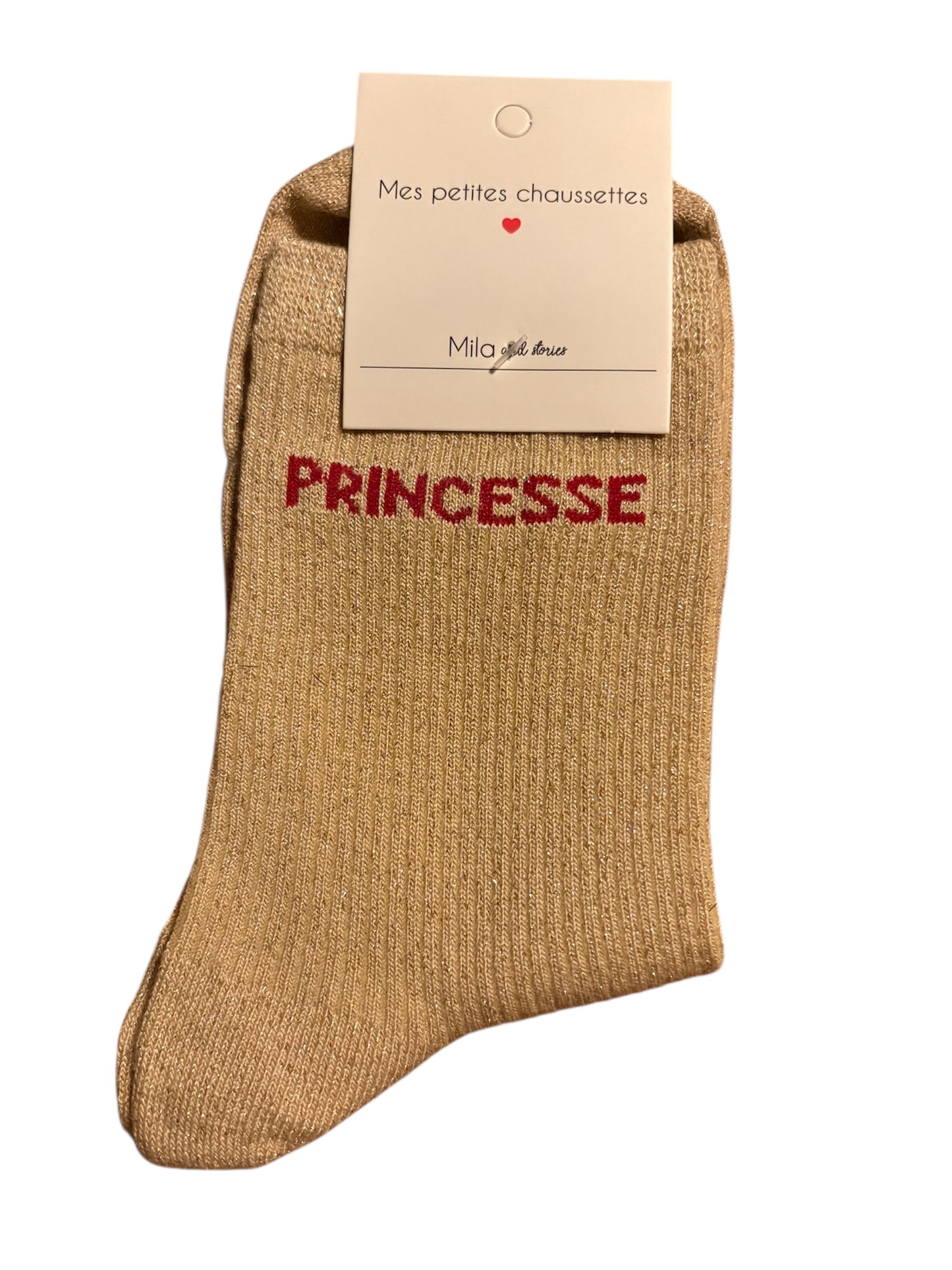 Chaussettes à pailettes "Princesse"