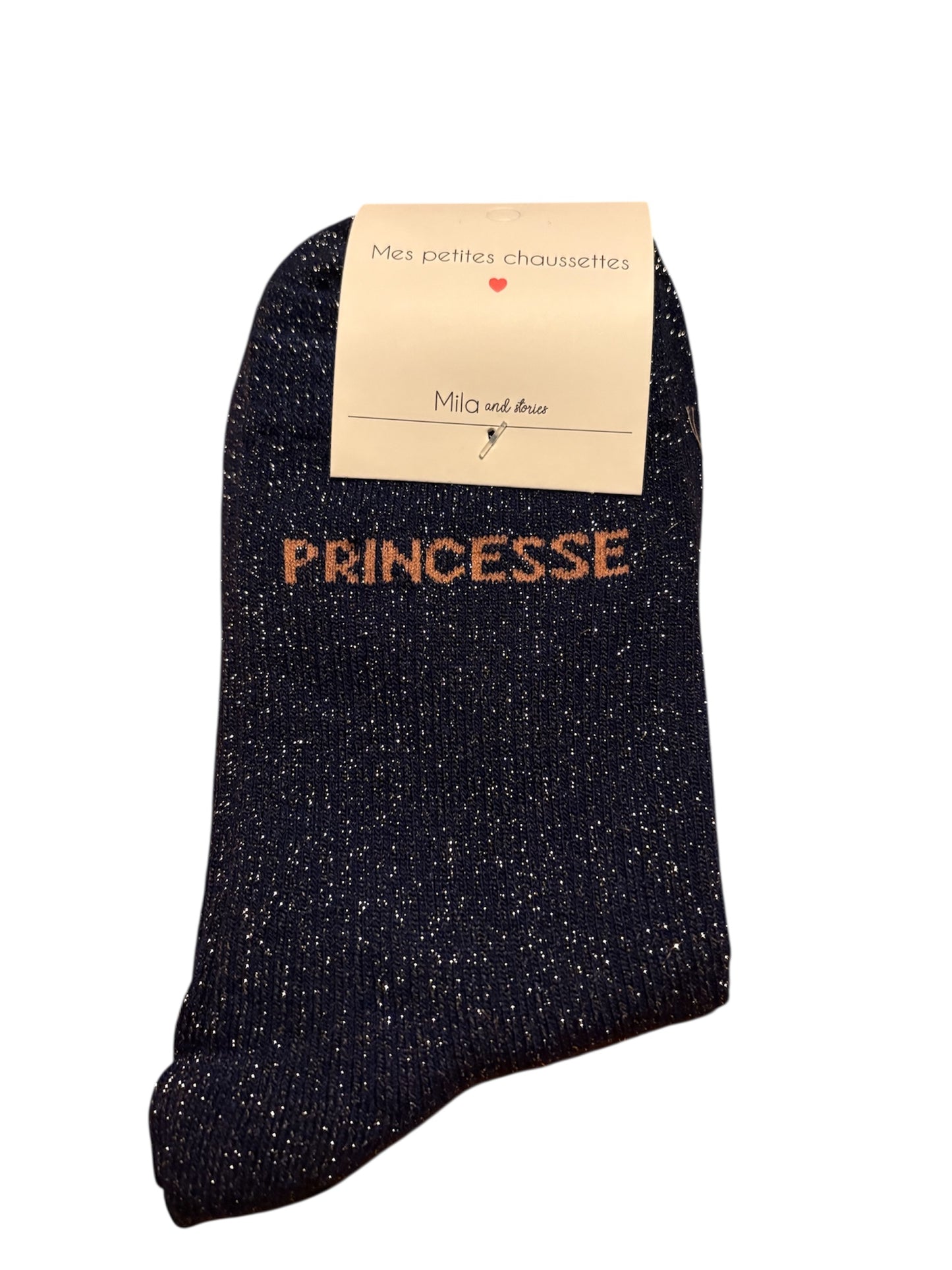 Chaussettes à pailettes "Princesse"