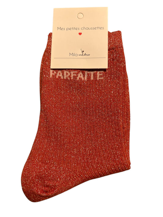 Chaussettes à pailettes "Parfaite"
