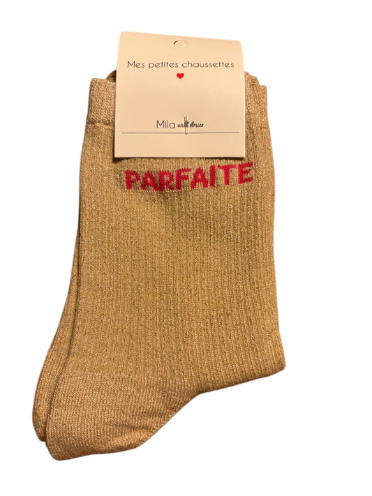 Chaussettes à pailettes "Parfaite"