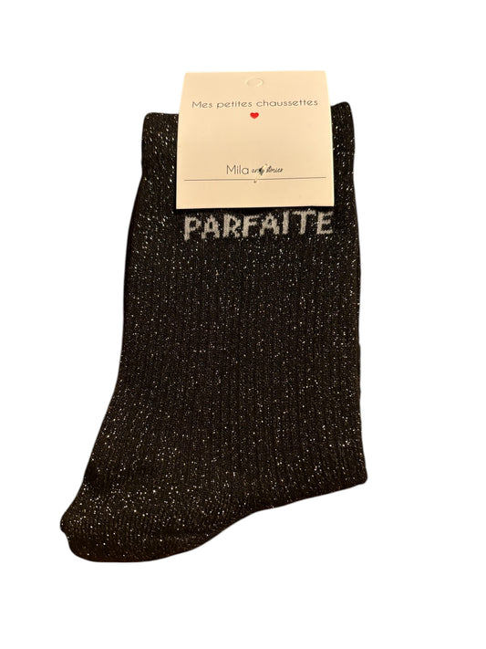 Chaussettes à pailettes "Parfaite"