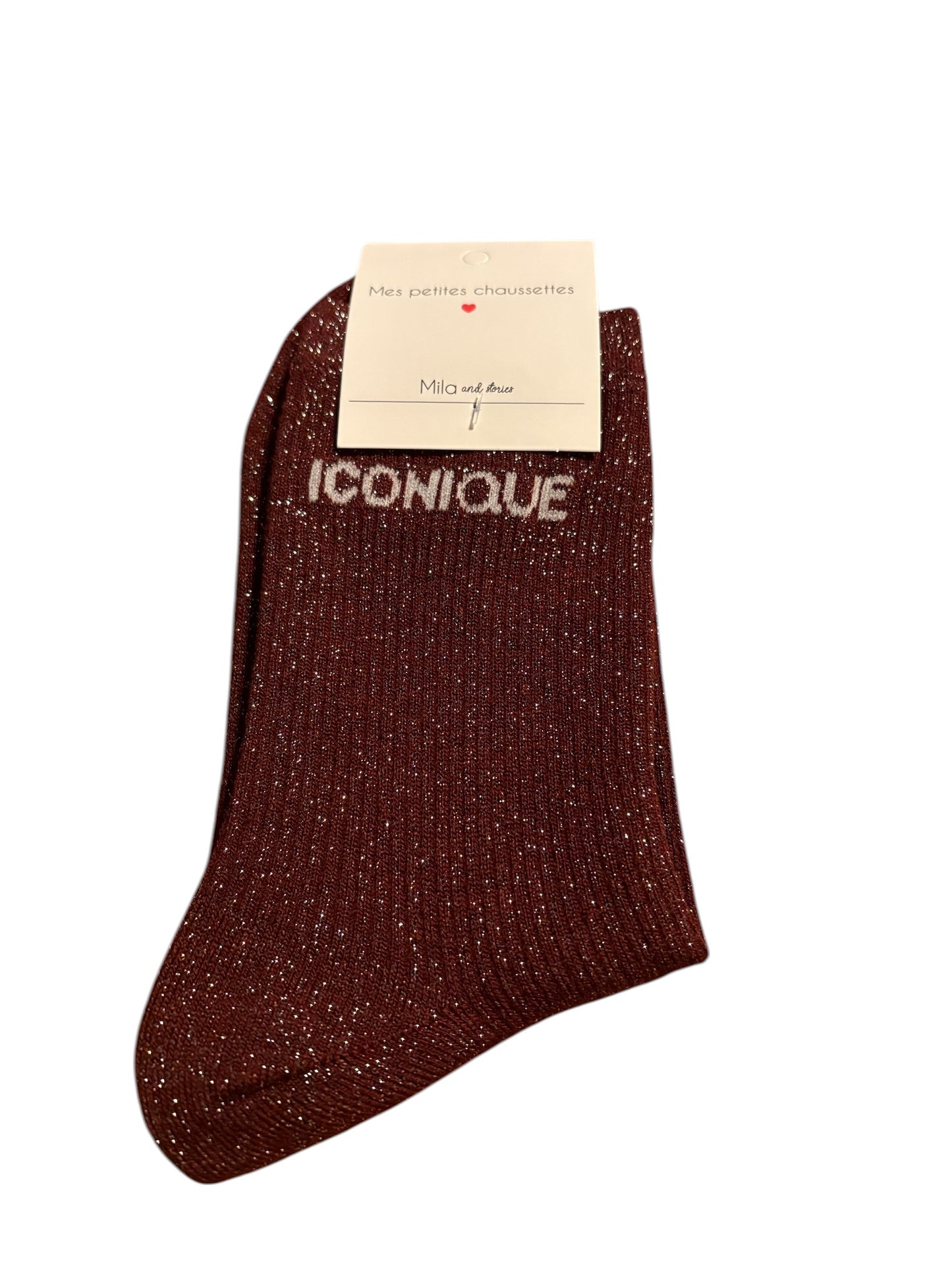 Chaussettes à pailettes "Iconique"