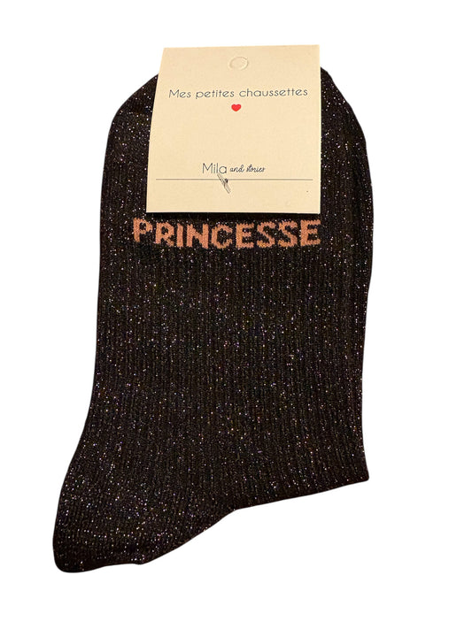 Chaussettes à pailettes "Princesse"