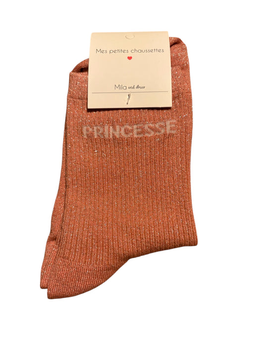 Chaussettes à pailettes "Princesse"