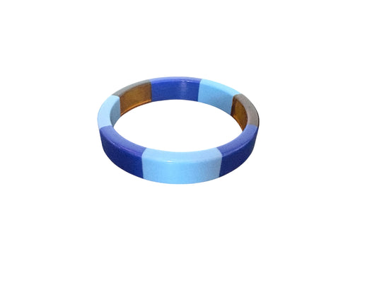 Bracelet bleu ambré