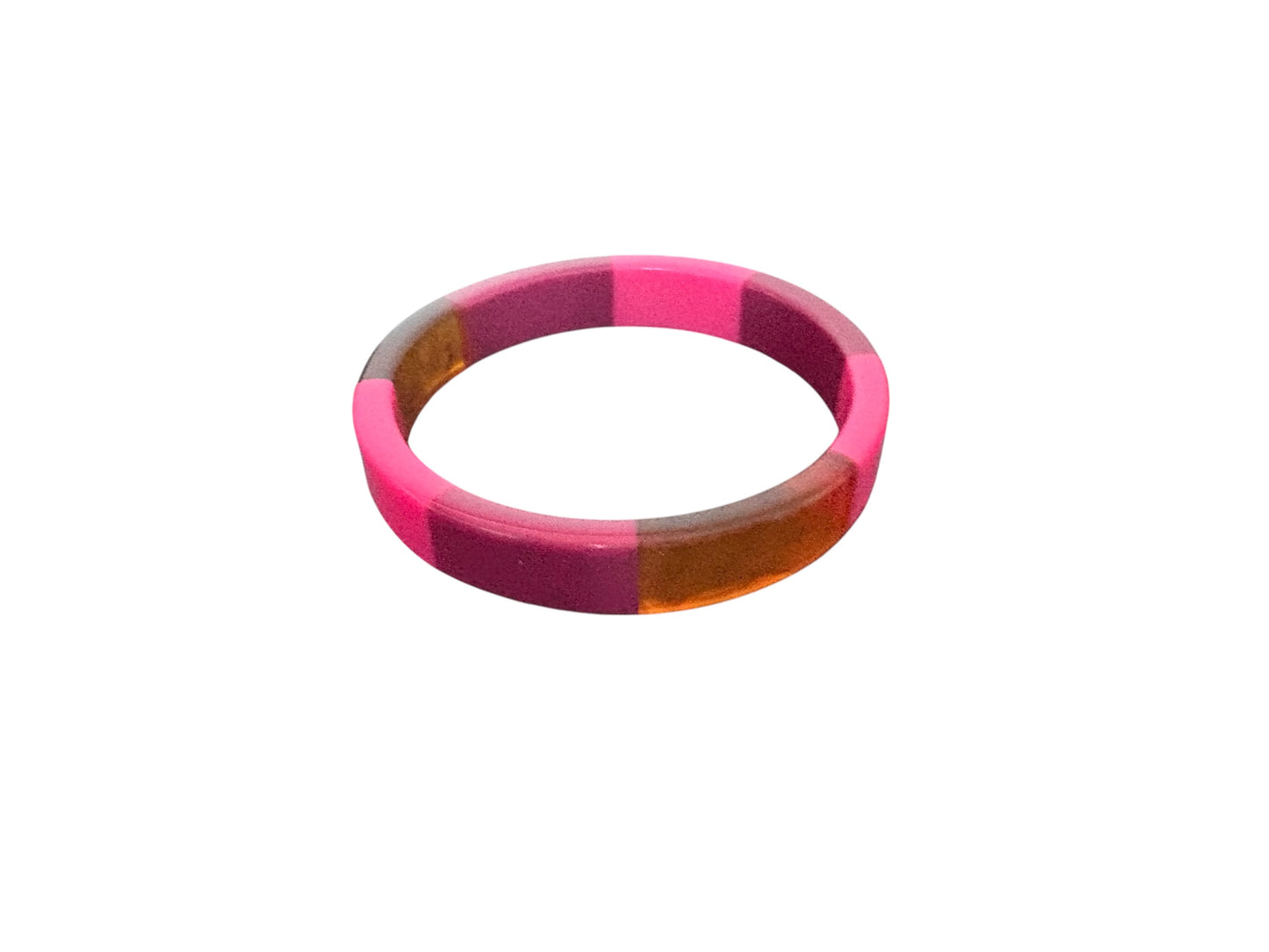 Bracelet rose ambré
